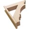 Ekena Millwork 7 1/2-in W x 30-in D x 34-in H Balboa Trad Rough Cedar Woodgrain TimberThane Outlooker, Primed Tan OUTUR075X30X34BOA04RCPR - alternate 3